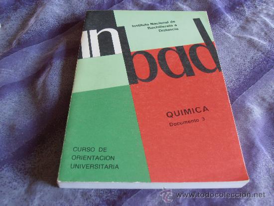 Libros de segunda mano: QUIMICA DOCUMENTO 3, C.O.U., INBAD - Foto 1