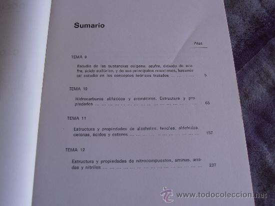 Libros de segunda mano: QUIMICA DOCUMENTO 3, C.O.U., INBAD - Foto 5