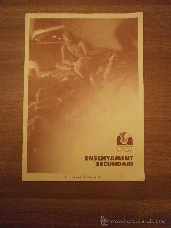 Libros de segunda mano: ENSENYAMENT SECUNDARI - LA COVA DE LA FONT MAYOR--L&acute;ESPLUGA DE FRANCOLI