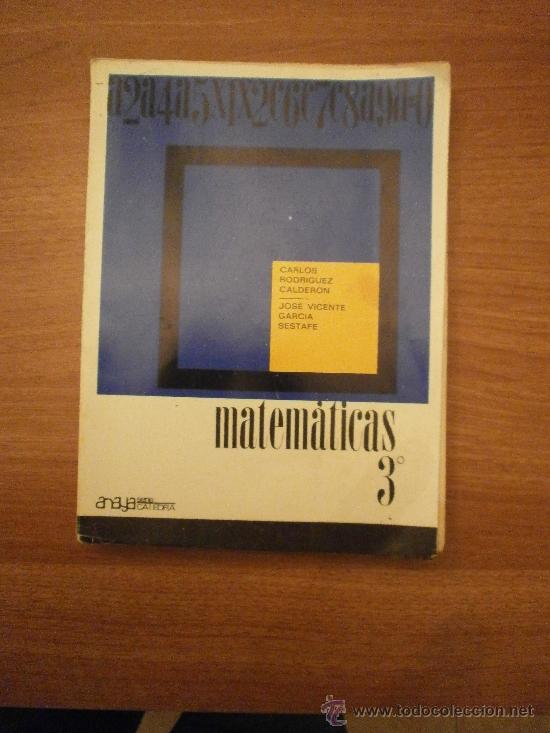 Libros de segunda mano: MATEMATICAS 3&ordm;  ANAYA - - Foto 1