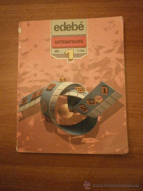 Libros de segunda mano: MATEMATICAS  - ESO 1&ordm; CICLE  - EDEBE - Foto 1