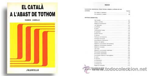 Libros de segunda mano: EL CATAL&Agrave; A LABAST DE TOTHOM. Raimon Cabello. Un libro y tres cuadernos - Foto 1