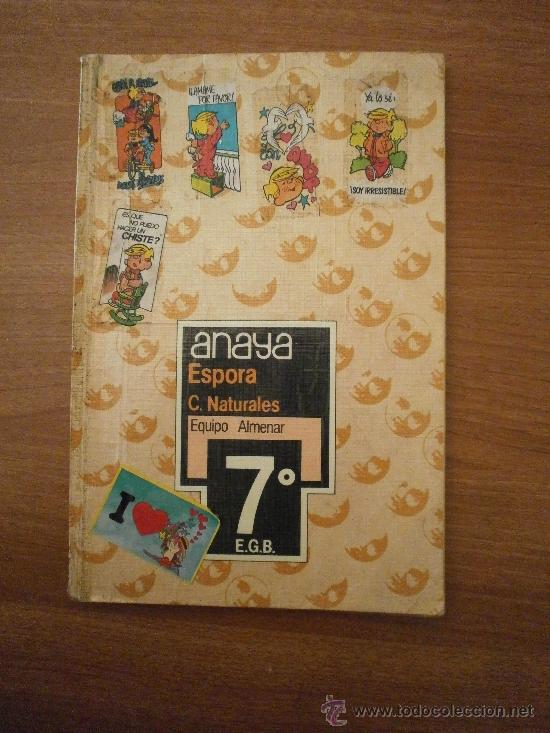 Libros de segunda mano: ANAYA - ESPORA C. NATURALES -7&ordm; E.G.B. - Foto 1