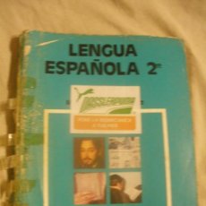 Libros de segunda mano: LIBRO DE TEXTO LENGUA ESPAÑOLA 2º F.P. ANAYA.AÑO 1986.