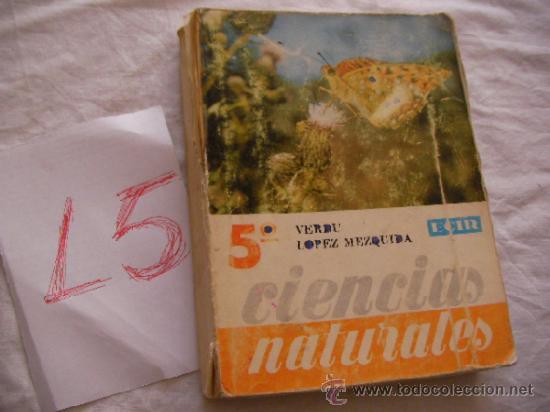 Libros de segunda mano: ANTIGUO LIBRO DE TEXTO CIENCIAS NATURALES - ENVIO GRATIS A ESPA&Ntilde;A - Foto 1