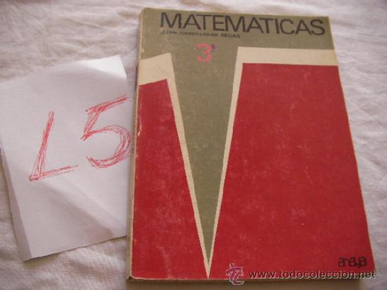 Libros de segunda mano: ANTIGUO LIBRO DE TEXTO MATEMATICAS - ENVIO GRATIS A ESPA&Ntilde;A - Foto 1