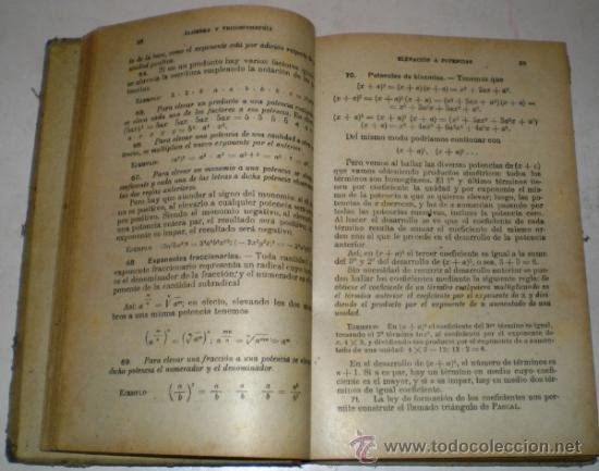 Libros de segunda mano: EDICIONES BRU&Ntilde;O: ALGEBRA Y TRIGONOMETRIA. - Foto 2