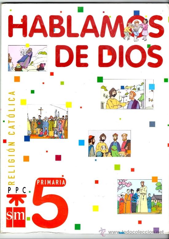 Libros de segunda mano: RELIGION 5&ordm; Primaria SM Hablamos de Dios - Foto 1