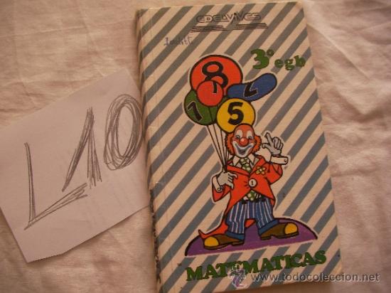 Libros de segunda mano: ANTIGUO LIBRO DE TEXTO DE MATEMATICAS 3&ordm; EGB - EDELVIVES - Foto 1