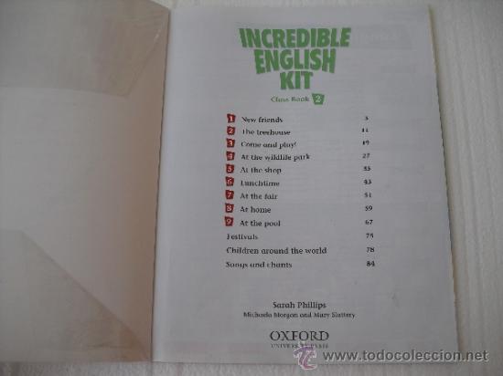 Libros de segunda mano: Incredible English kit Class Book 2. Oxford. 2009. - Foto 2