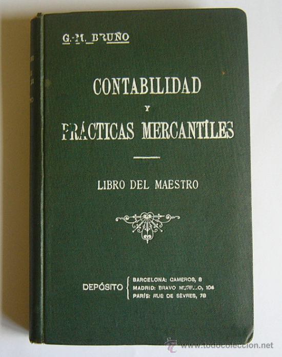 Libros de segunda mano: CONTABILIDAD Y PRACTICAS MERCANTILES - LIBRO DEL MAESTRO -  G. M. BRU&Ntilde;O - Foto 1