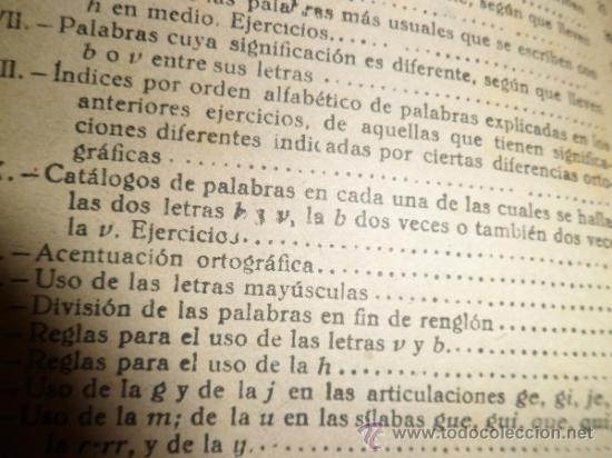 Libros de segunda mano: PARA APRENDER PR&Aacute;CTICAMENTE LA ORTOGRAF&Iacute;A DE LA LENGUA ESPA&Ntilde;OLA (1947) - Foto 3