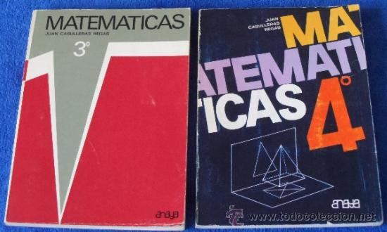 Libros de segunda mano: Matem&aacute;ticas 3&ordm; y 4&ordm; curso - Anaya (1972) - Foto 1