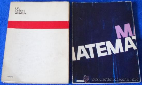Libros de segunda mano: Matem&aacute;ticas 3&ordm; y 4&ordm; curso - Anaya (1972) - Foto 6