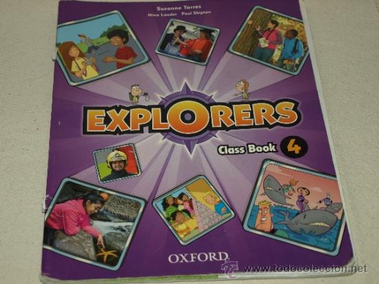 Libros de segunda mano: LIBROS DE INGLES. OXFORD. EXPLORERS 4. CLASS BOOK, ACTIVITY BOOK. USADOS Y COMPLETADOS. - Foto 4