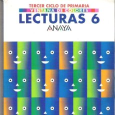 Libros de segunda mano: 1 LIBRO DE TEXTO - AÑO 2002 - EDITORIAL ANAYA - 3º PRIMARIA ESO - VENTANA DE COLORES LECTURAS 6. Lote 38996282