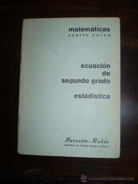 Libros de segunda mano: MATEMATICAS CUARTO CURSO 1972 - Foto 1