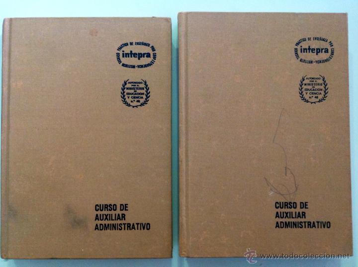 Gebrauchte B&uuml;cher: LOTE DE DOS LIBROS,CURSO DE AUXILIAR ADMINISTRATIVO TOMOS 1 Y 3 .1971