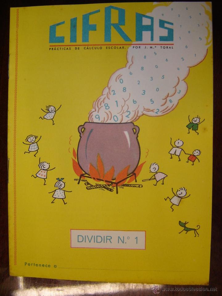 Libros de segunda mano: Cuaderno CIFRAS, Dividir n&ordm;1 - 1967 - Foto 1