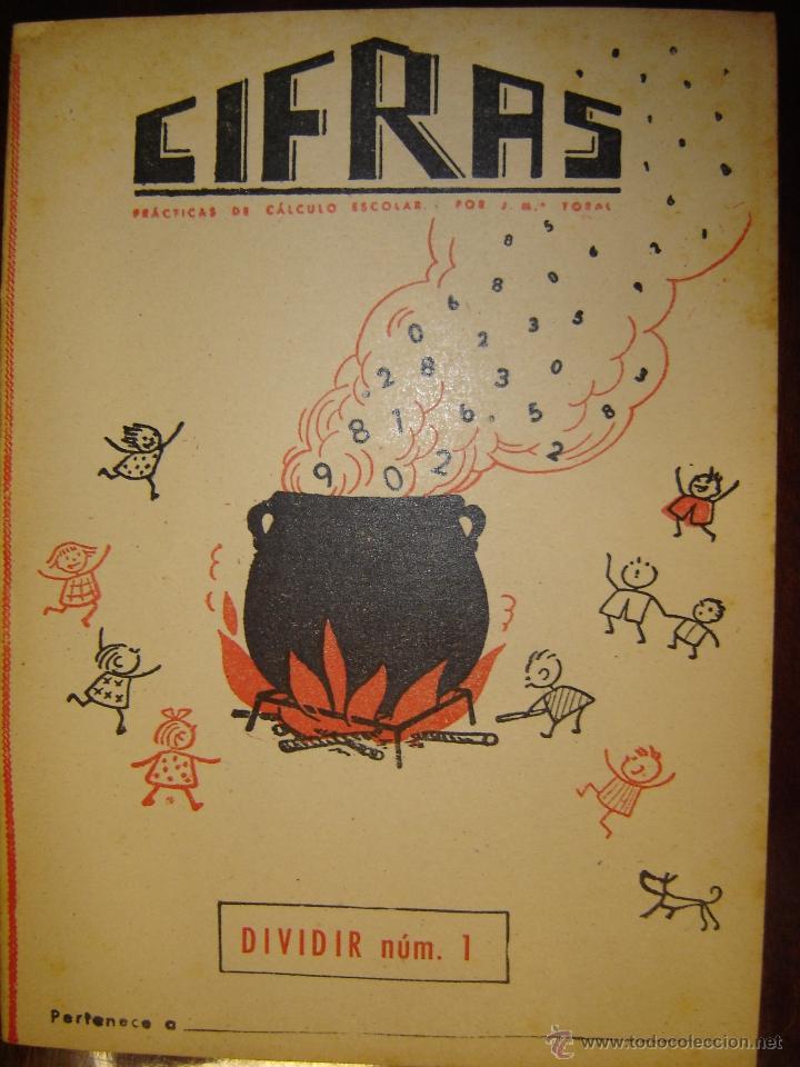 Libros de segunda mano: Cuaderno CIFRAS, Dividir n&ordm;1 (1958) - Foto 1