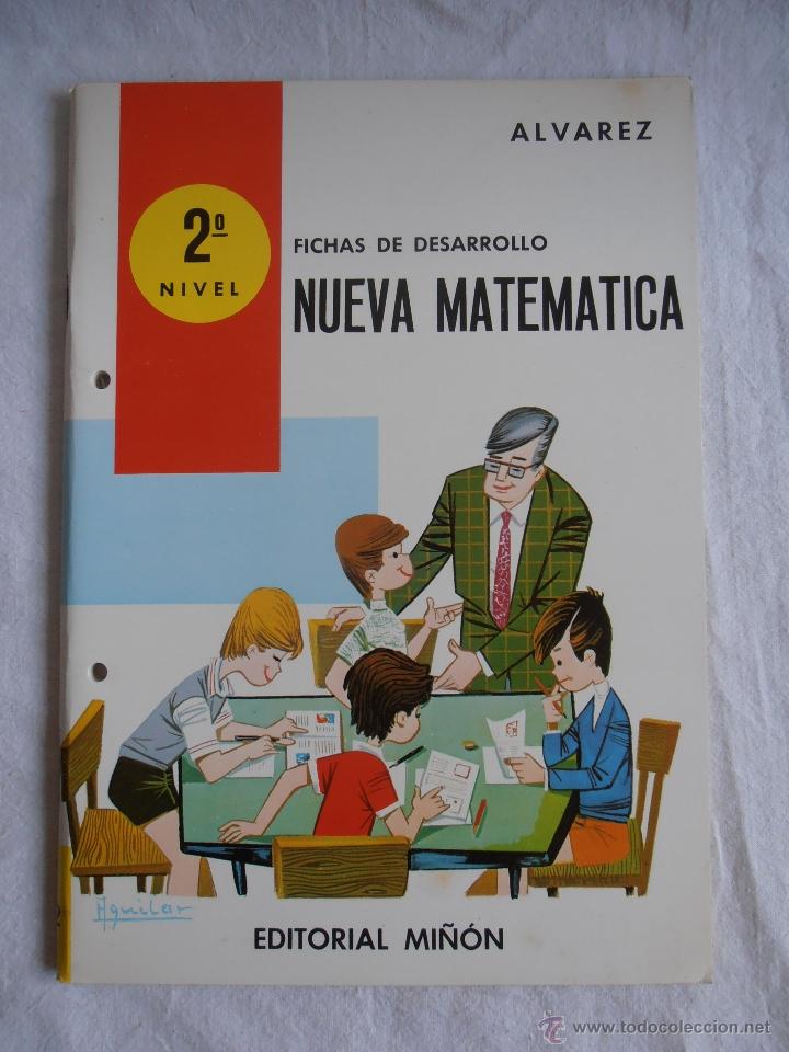 Second hand books: CUADERNILLO FICHAS DE DESARROLLO NUEVA MATEMATICA 2&ordm; NIVEL ALVAREZ EDITORIAL MI&Ntilde;ON 1971