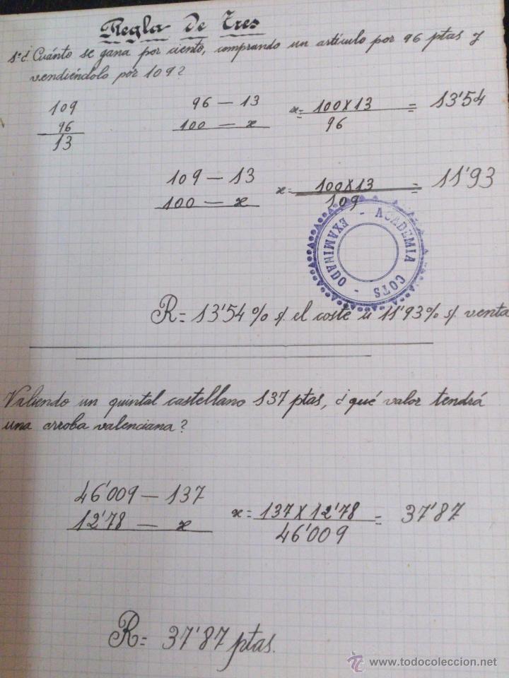 Libros de segunda mano: LOTE DE 2 CUADERNOS  DE EX&Aacute;MENES - Foto 7