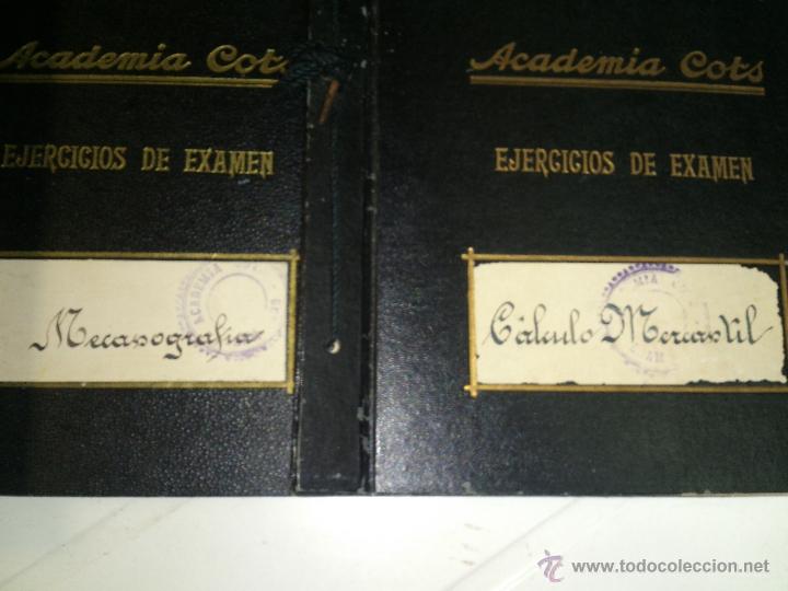 Libros de segunda mano: LOTE DE 2 CUADERNOS  DE EX&Aacute;MENES - Foto 8