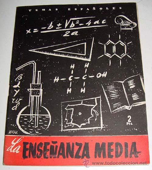 Libros de segunda mano: LA ENSE&Ntilde;ANZA MEDIA. (Temas Espa&ntilde;oles n&ordm; 243) - Foto 1