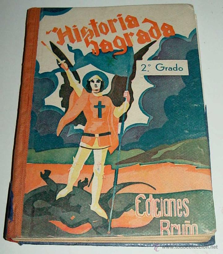 Libros de segunda mano: LIBRO COMPENDIO DE HISTORIA SAGRADA - LIBRO TEXTO - ANTIGUO Y NUEVO TESTAMENTO - EDICIONES BRU&Ntilde;O, MA - Foto 1