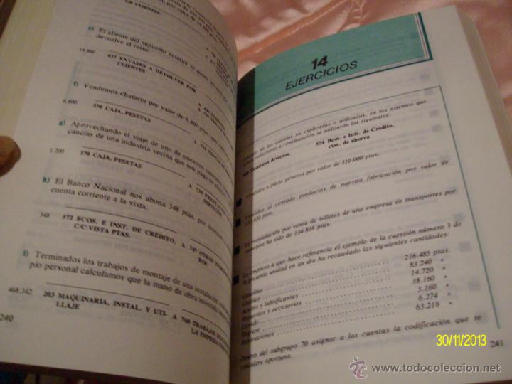 Libros de segunda mano: CONTABILIDAD GENERAL PLAN GENERAL CONTABLE EDITEX - Foto 2