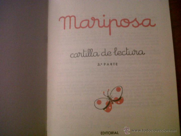 Libros de segunda mano: mariposa cartilla de lectura 3.a parte LIBRO EDICIONES DALMAU - Foto 2