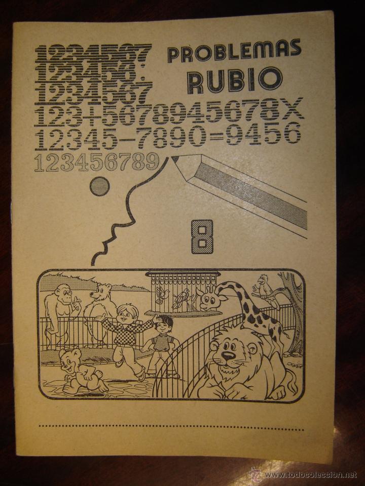 Libros de segunda mano: Problemas Rubio 8 (Nuevo) - Foto 1