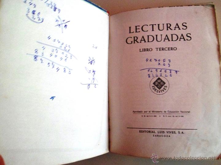 Libros de segunda mano: LECTURAS. LIBRO TERCERO. EDELVIVES. (1965) - Foto 6
