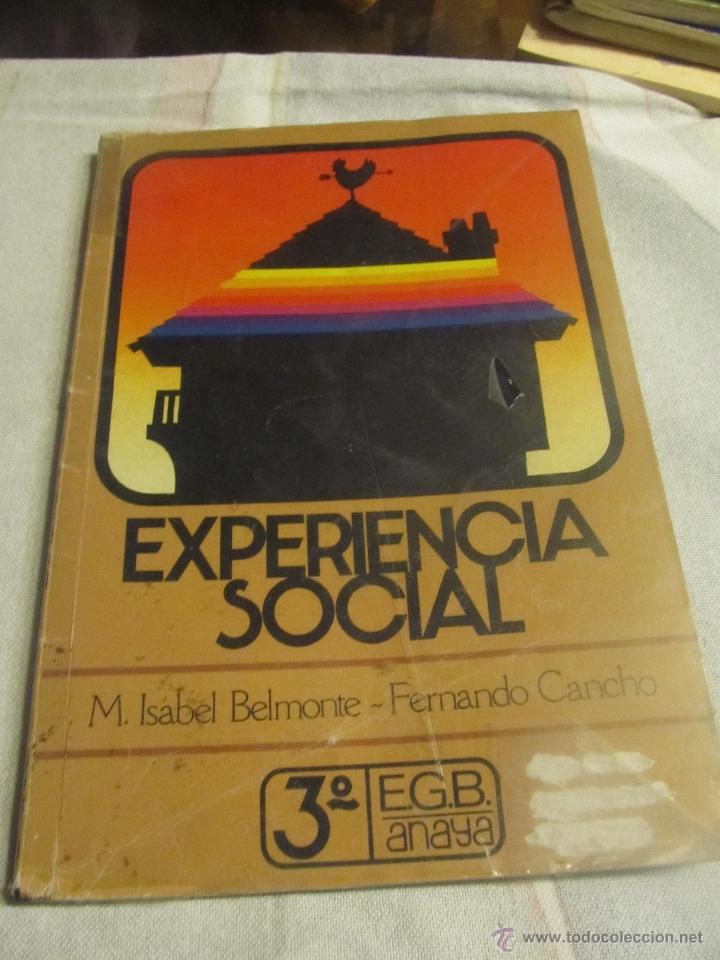 Libros de segunda mano: M69 ANTIGUO LIBRO DE SOCIALES 3 EGB E.G.B. ANAYA LIBRO DE TEXTO - Foto 1