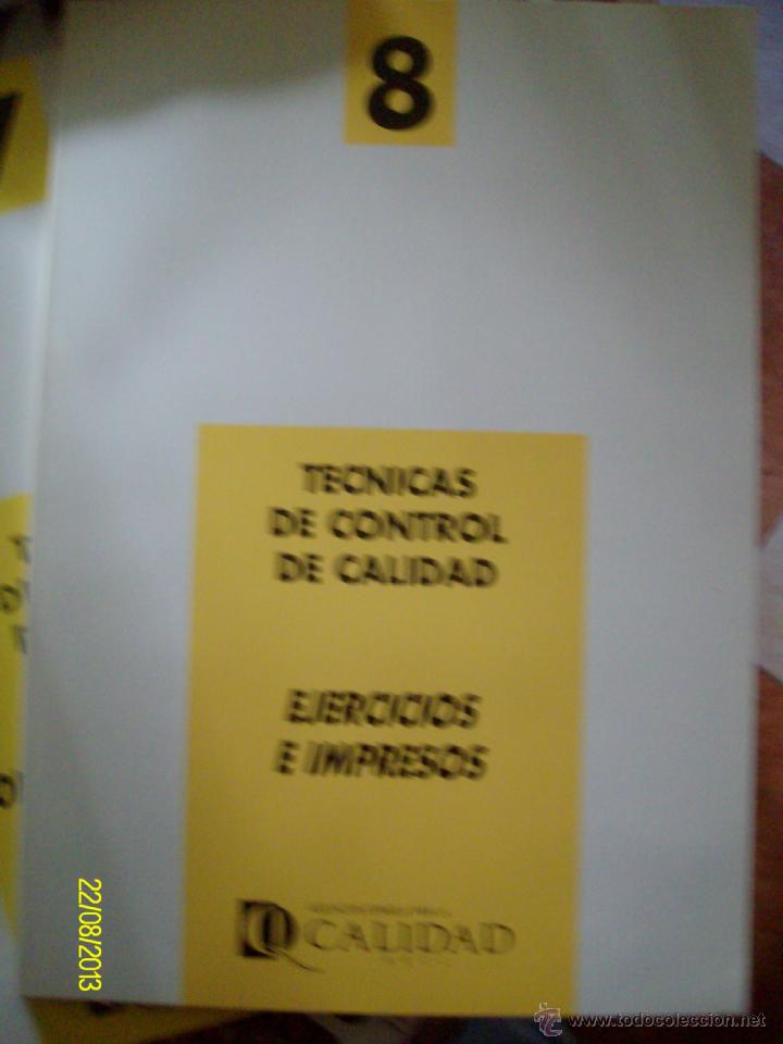 Libros de segunda mano: TECNICAS DE CONTROL DE CALIDAD EDICION COMPLETA - Foto 2