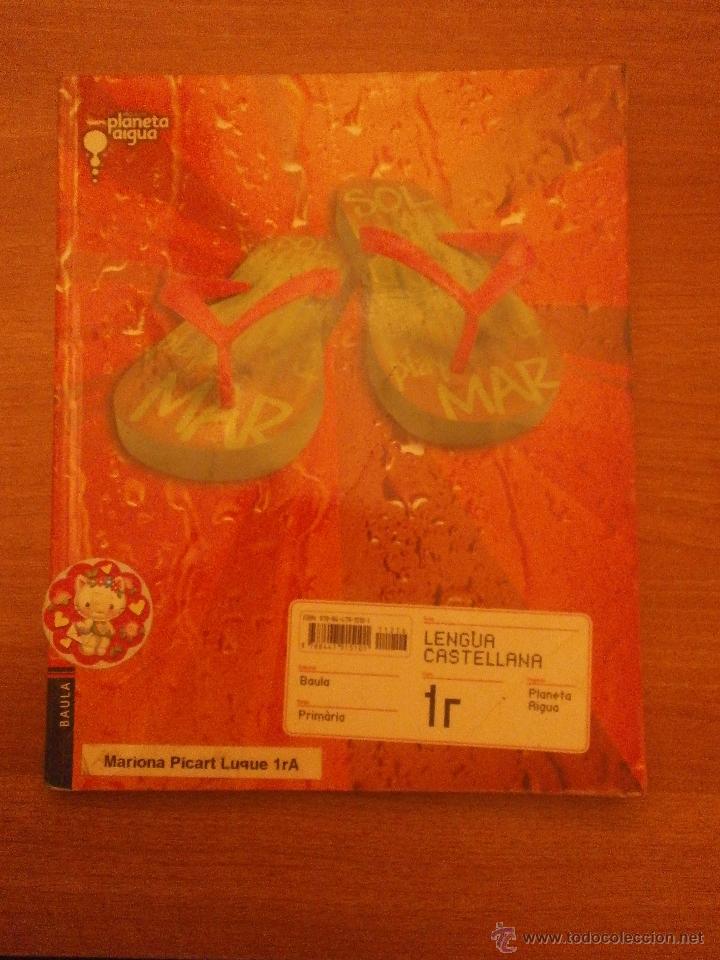 Libros de segunda mano: LIBRO DE LENGUA CASTELLANA  1&ordm; - PLANETA AIGUA - Foto 1
