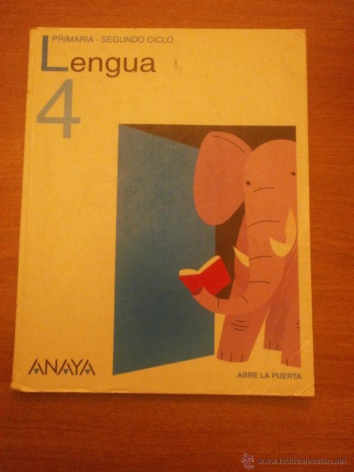 Second hand books: LIBRO DE LENGUA 4&ordm; - PRIMARIA - SEGUNDO CICLO