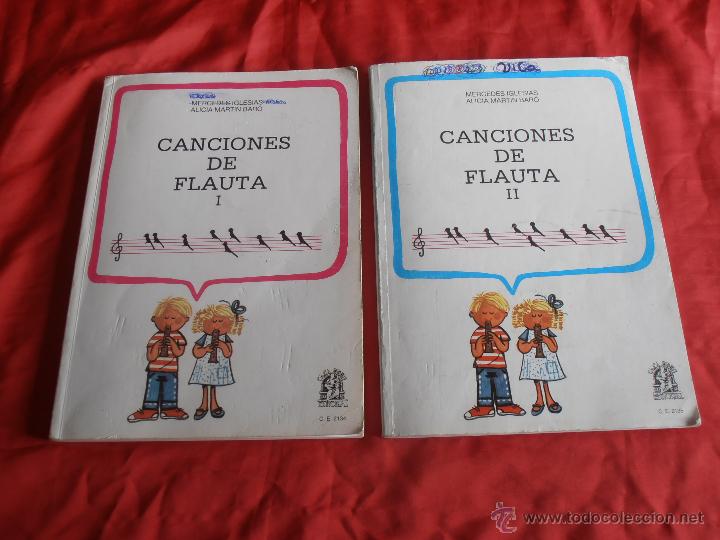 Libros de segunda mano: CANCIONES DE FLAUTA, I Y II, - Foto 1