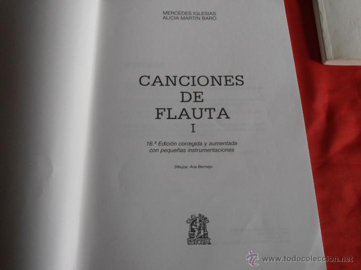 Libros de segunda mano: CANCIONES DE FLAUTA, I Y II, - Foto 3