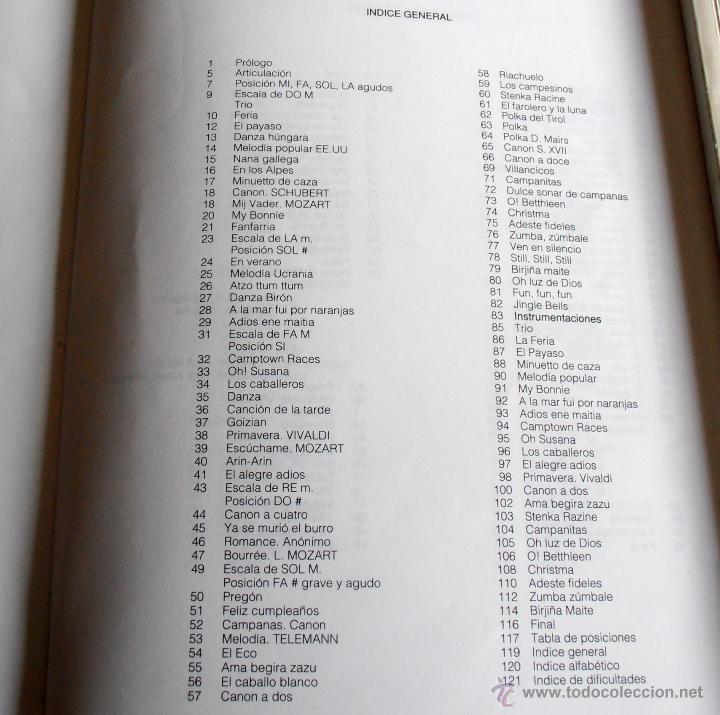 Libros de segunda mano: CANCIONES DE FLAUTA, I Y II, - Foto 8