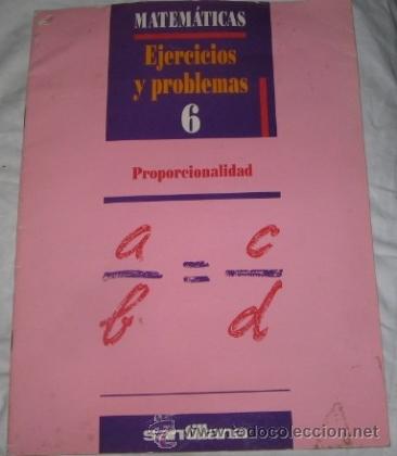 Libros de segunda mano: CUADERNO MATEM&Aacute;TICAS, EJERCICIOS Y PROBLEMAS 6, DE SANTILLANA, DE 1991 - Foto 1