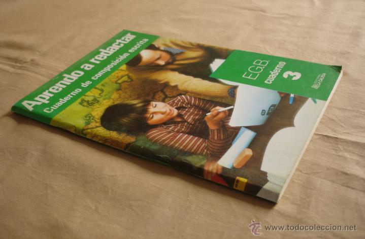 Libros de segunda mano: APRENDO A REDACTAR, CUADERNO DE COMPOSICI&Oacute;N ESCRITA, 3 E.G.B., CUADERNO - Foto 2