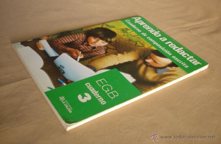 Libros de segunda mano: APRENDO A REDACTAR, CUADERNO DE COMPOSICI&Oacute;N ESCRITA, 3 E.G.B., CUADERNO - Foto 3
