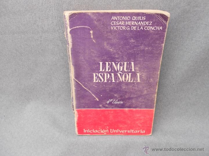 Libros de segunda mano: LENGUA ESPA&Ntilde;OLA  DE VICTOR GARCIA DE LA CONCHA - Foto 1
