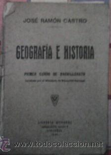 Libros de segunda mano: Geograf&iacute;a e historia, Jos&eacute; Ram&oacute;n Castro - Foto 1