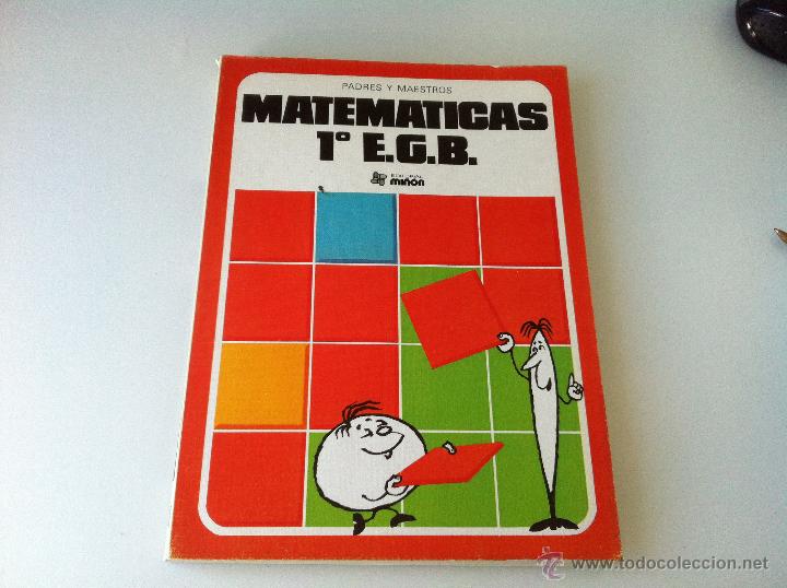 Libros de segunda mano: NUESTROS LIBROS DE E.G.B. MATEMATICAS 1&ordm; E.G.B. DE EDITORIAL MI&Ntilde;ON.. MUY BIEN CONSERVADO - Foto 1