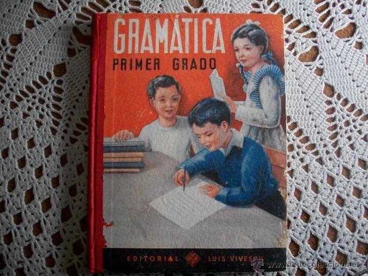 Libros de segunda mano: Gramatica 1&ordm; grado ed. Luis Vives 1960 - Foto 1