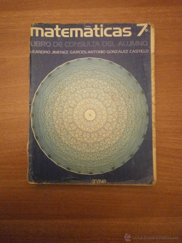 Libros de segunda mano: LIBRO MATEMATICAS 7&ordm;- LIBRO DE CONSULTAS DEL ALUMNO - ANAYA - Foto 1