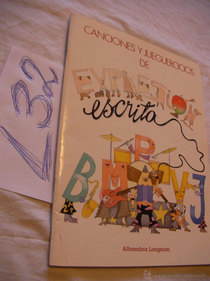 Libros de segunda mano: CANCIONES Y JUEGUERCICIOS DE EXPRESION ESCRITA - Foto 1