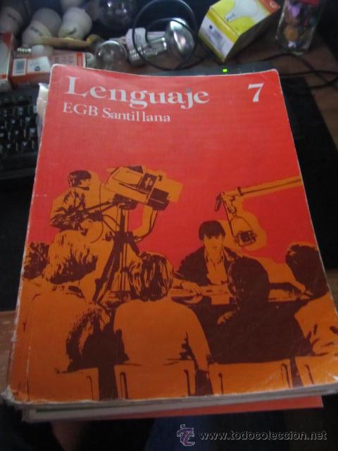 Libros de segunda mano: M69 LIBRO DE TEXTO LENGUAJE 7 EGB E.G.B. EDITORIAL SANTILLANA - Foto 1
